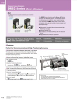 ORIENTAL MOTOR DRS2 USER GUIDE DRS2 SERIES: COMPACT LINEAR ACTUATORS